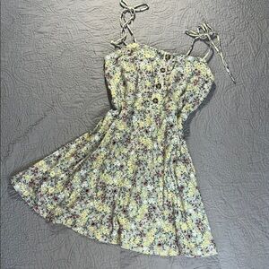 Speechless Green Floral Dress